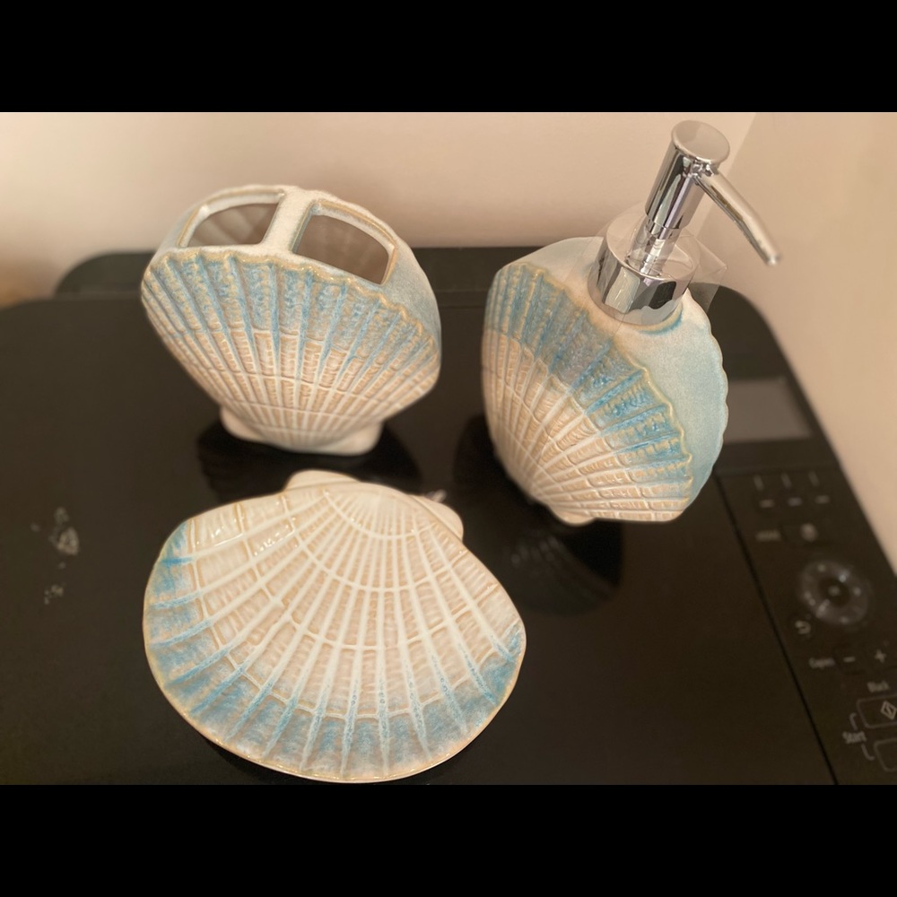 Beach Theme Bathroom Set